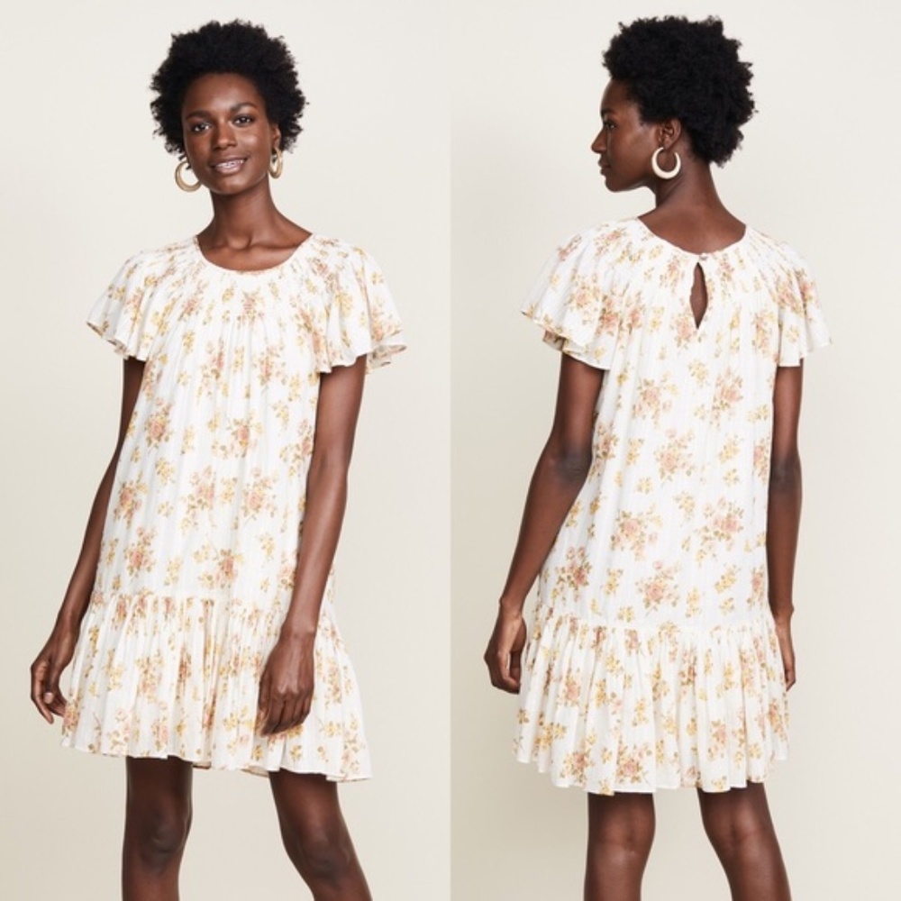 NWT La Vie Madeleine Drop Waist Floral Dress Sz XS